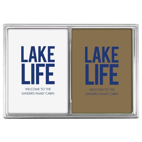 Lake Life Double Deck Playing Cards